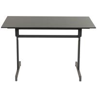 Gartentisch Klappbar Stahl L: 120cm - Anthrazit, MODERN, Holzwerkstoff/Metall (120/80/71cm) - Gardenson