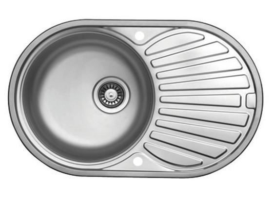 Einbauspüle Edelstahl - Edelstahlfarben, Design, Metall (76,5/48cm) - HKT Einbauspüle Edelstahl - Edelstahlfarben, Design, Metall (76,5/48cm) - HKT