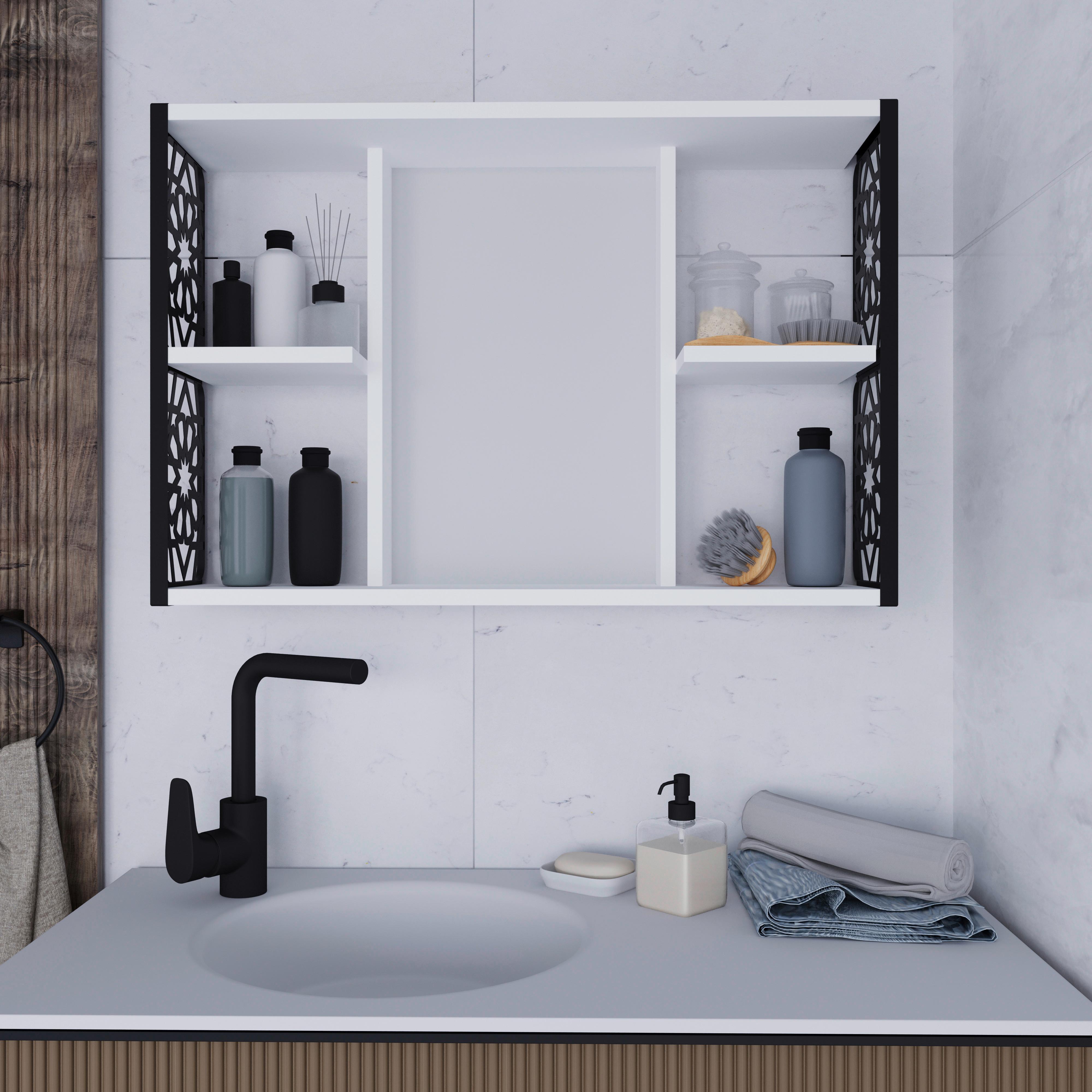 Spiegelschrank Bamela - MODERN, Holzwerkstoff (82/46/19cm) - MID.YOU