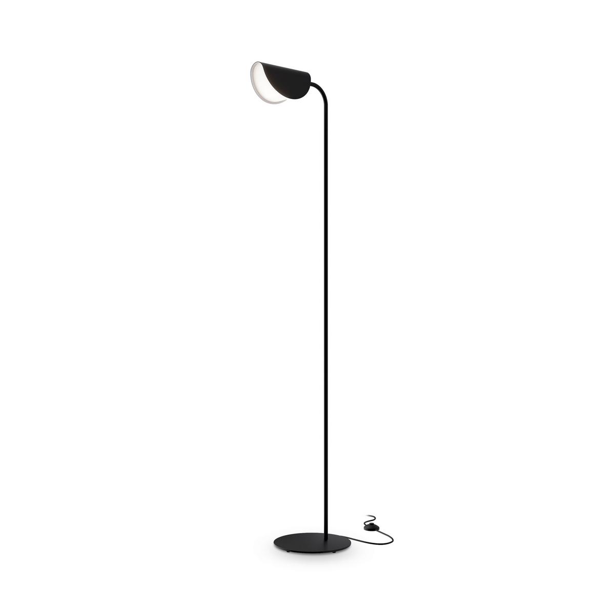 Stehleuchte Mollis - Schwarz, Trend, Kunststoff/Metall (32.5/140/23cm) - MAYTONI