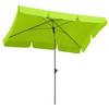 Sonnenschirm 120x240x180 cm Apfelgrün - Silberfarben/Hellgrün, Basics, Textil/Metall (120/240/180cm) - Schneider