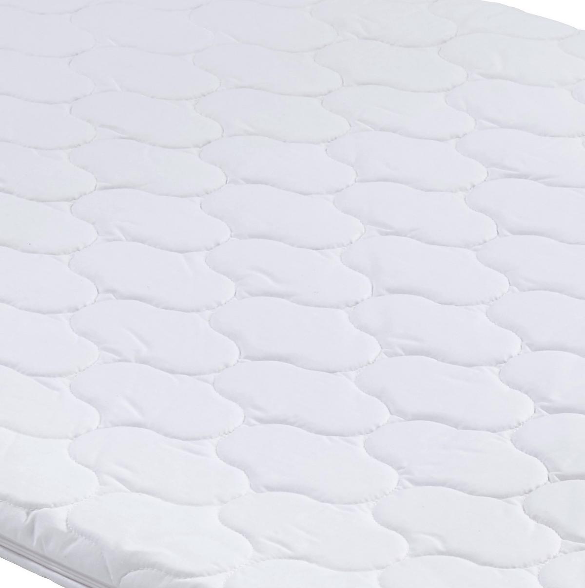 Topper Medisan Polly 90x200 Polyurethanschaumkern 7 Zonen - Weiß, MODERN, Textil (90/200cm) - FAN