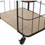 Regal auf Rädern B: 54 cm - Schwarz/Braun, MODERN, Holz/Metall (54/97,5/38cm) Regal auf Rädern B: 54 cm - Schwarz/Braun, MODERN, Holz/Metall (54/97,5/38cm)