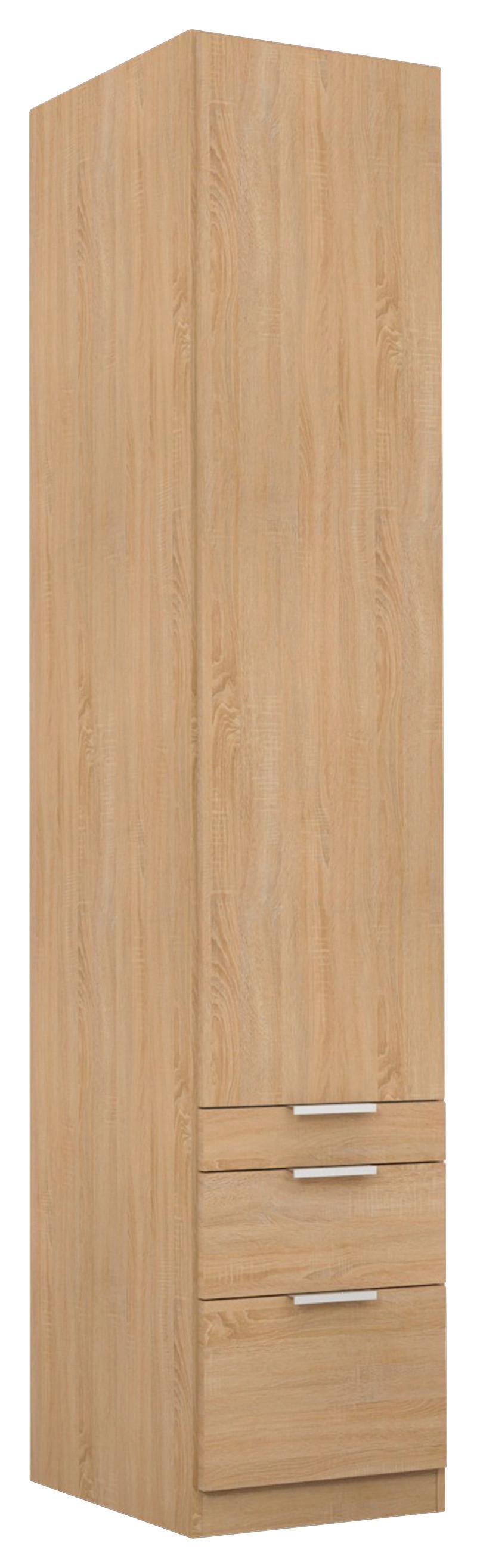 Drehtürenschrank mit Laden B: 47 cm Alabama, Eiche Dekor