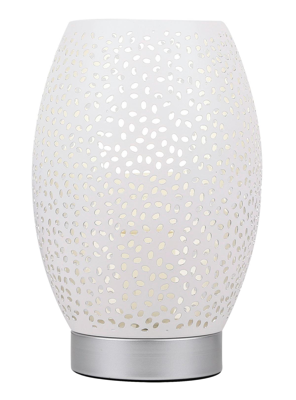 Tischleuchte 41-78322 - Weiß, Basics, Metall (15/15/23cm)