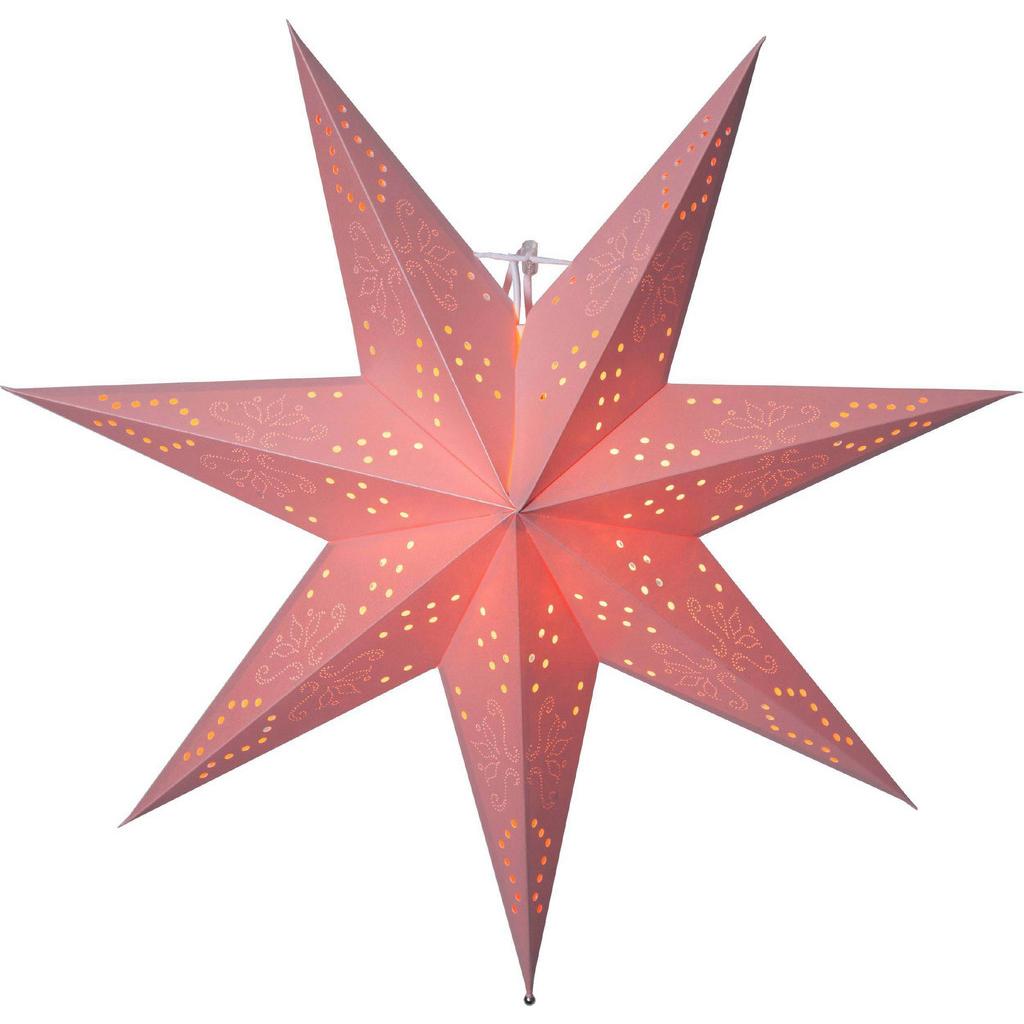 LED-Dekoleuchte Weiß/Pink D: 54 cm