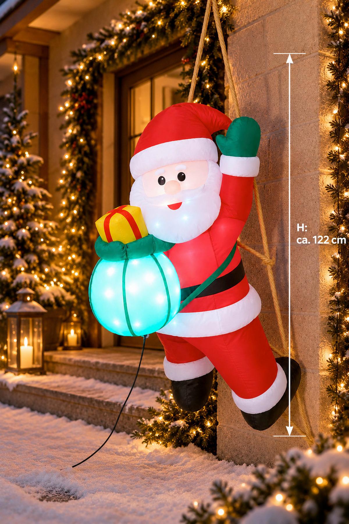 LED-DEKOLEUCHTE Santa Design - Multicolor, MODERN, Textil (45/122/65cm)