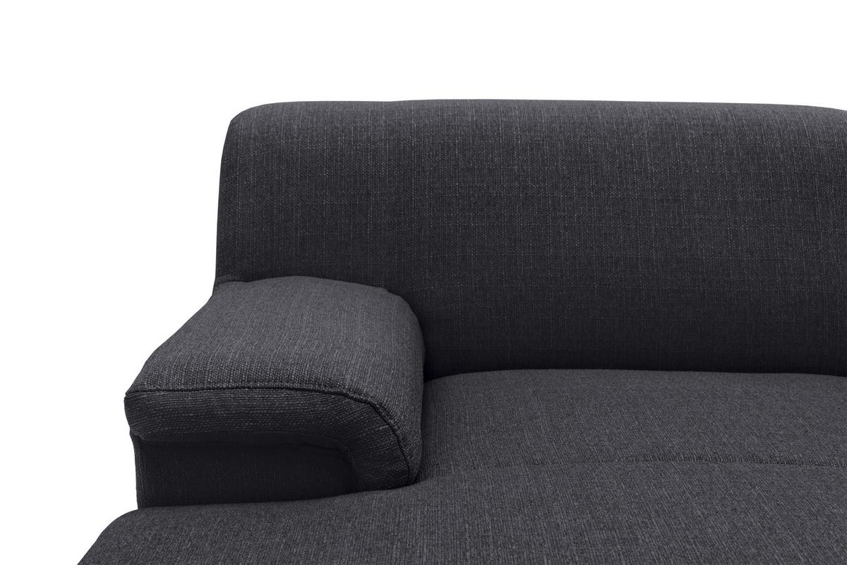 Wohnlandschaft Jamie Schlammfarben - Chromfarben/Schlammfarben, KONVENTIONELL, Textil (150/308/194cm) - MID.YOU
