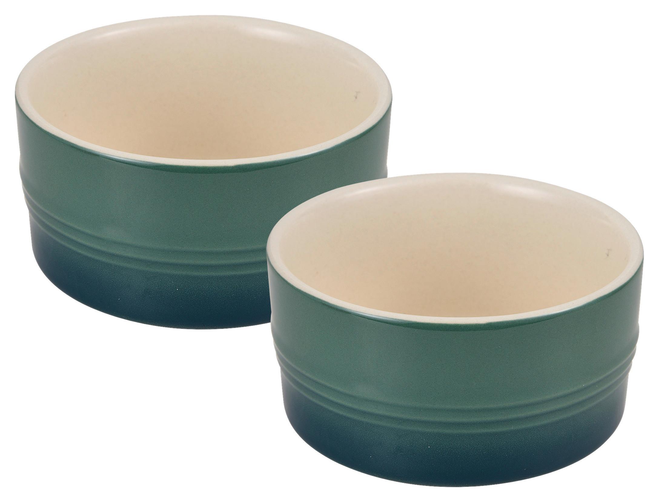 sada zapekacích mís ELISA - S - 2PCS - zelená, Konventionell, keramika - Modern Living