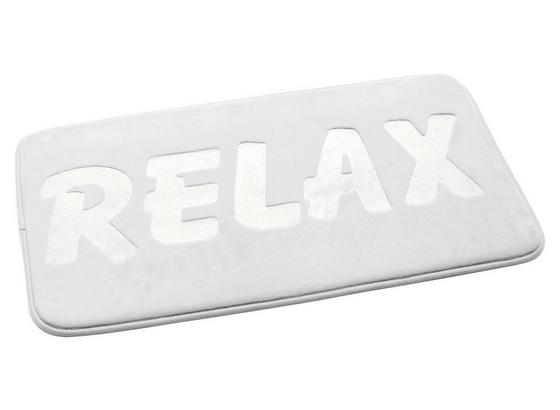 Rohožka Do Kúpeľne Relax - biela, Moderný, textil (50/80cm) - Mömax modern living Rohožka Do Kúpeľne Relax - biela, Moderný, textil (50/80cm) - Mömax modern living