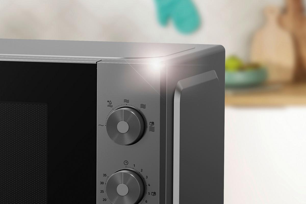 Mikrowelle Mo20e1t4 - Edelstahlfarben, Basics, Glas/Kunststoff (44/25,9/34,6cm) - Gorenje