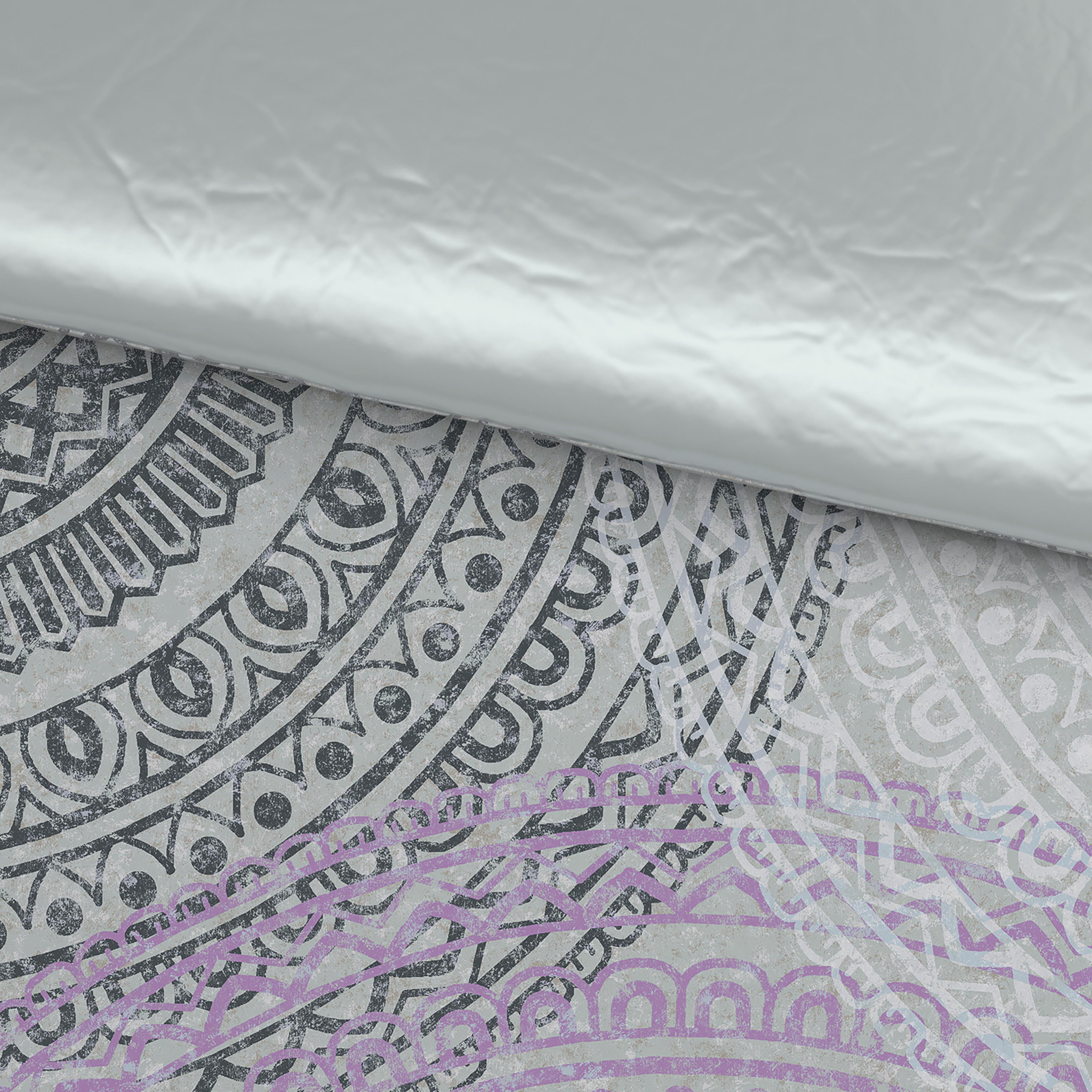 Bettwäsche Java - Lila/Grau, ROMANTIK / LANDHAUS, Textil - James Wood