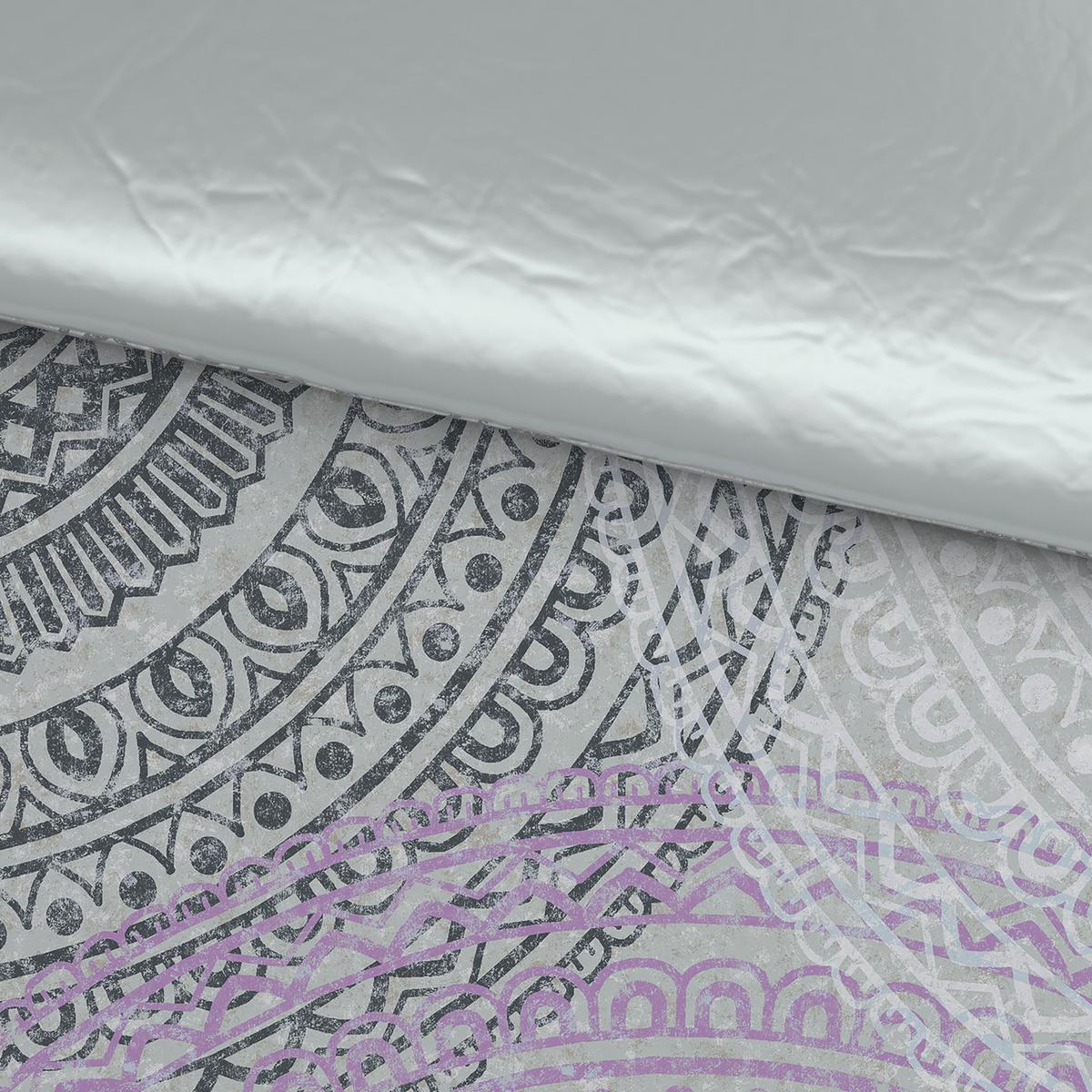 Bettwäsche Java - Lila/Grau, ROMANTIK / LANDHAUS, Textil - James Wood