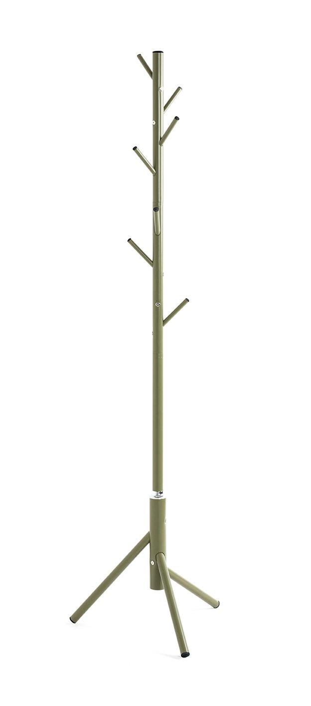 ŠATNÍ STOJAN NADJA -SB- - zelená, Moderní, kov (48/173cm) - Mömax