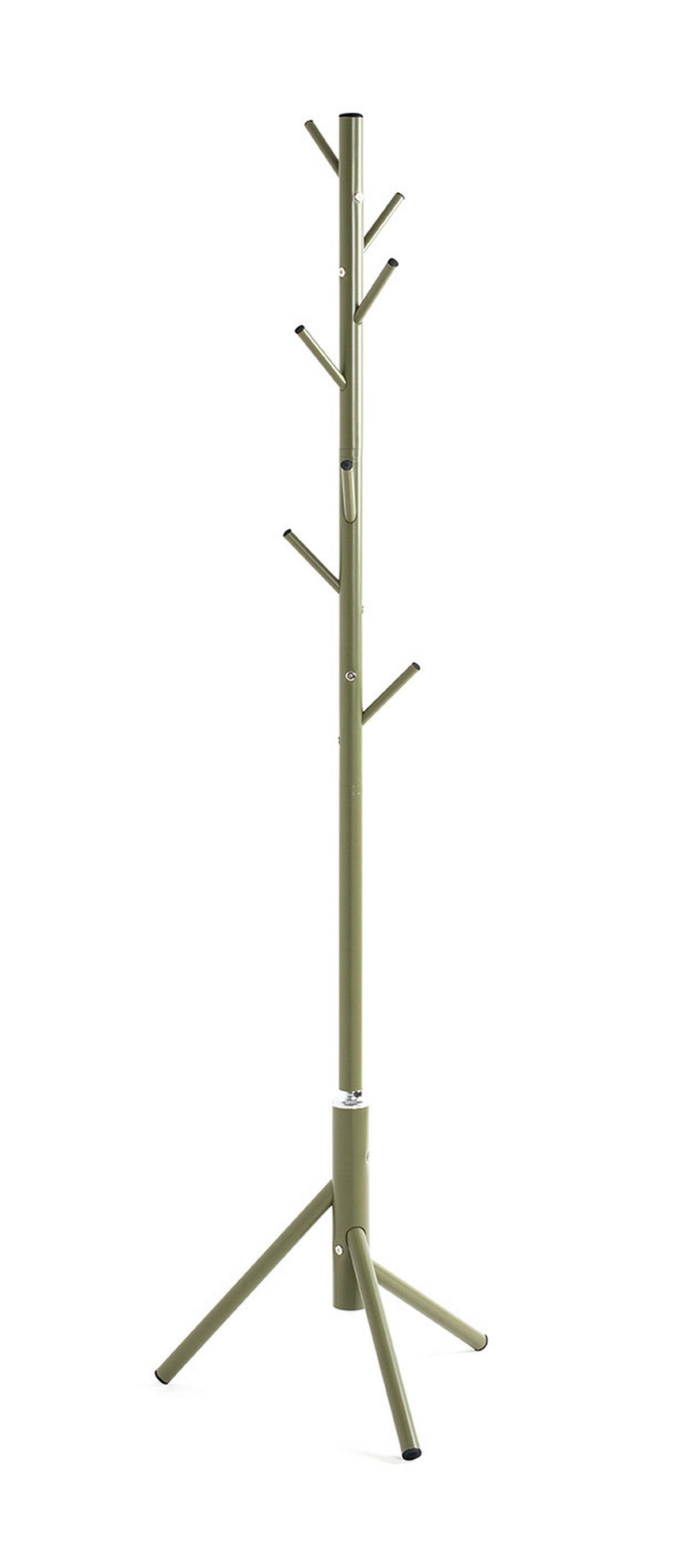 ŠATNÍ STOJAN NADJA -SB- - zelená, Moderní, kov (48/173cm) - Mömax