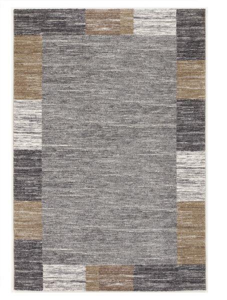 Webteppich Grau Sofi Star 240x340 Cm