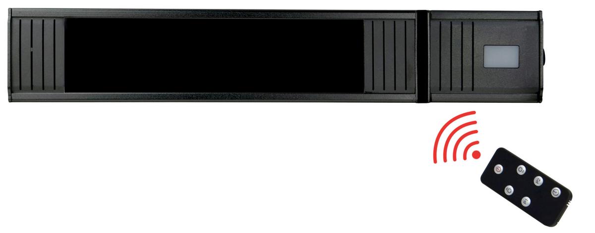 Infrarotstrahler 4402040071996 - Schwarz, Basics, Metall (54/9,4/11cm)