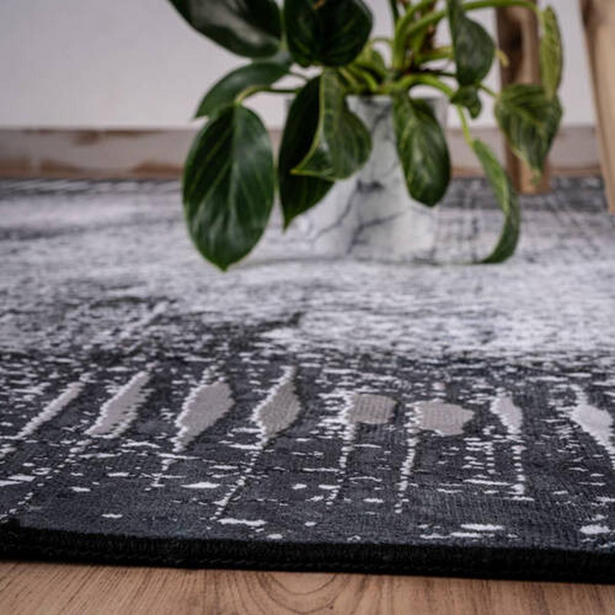Flachwebteppich My Tampa 132 - Grau, Design, Textil (200/290cm) - Obsession