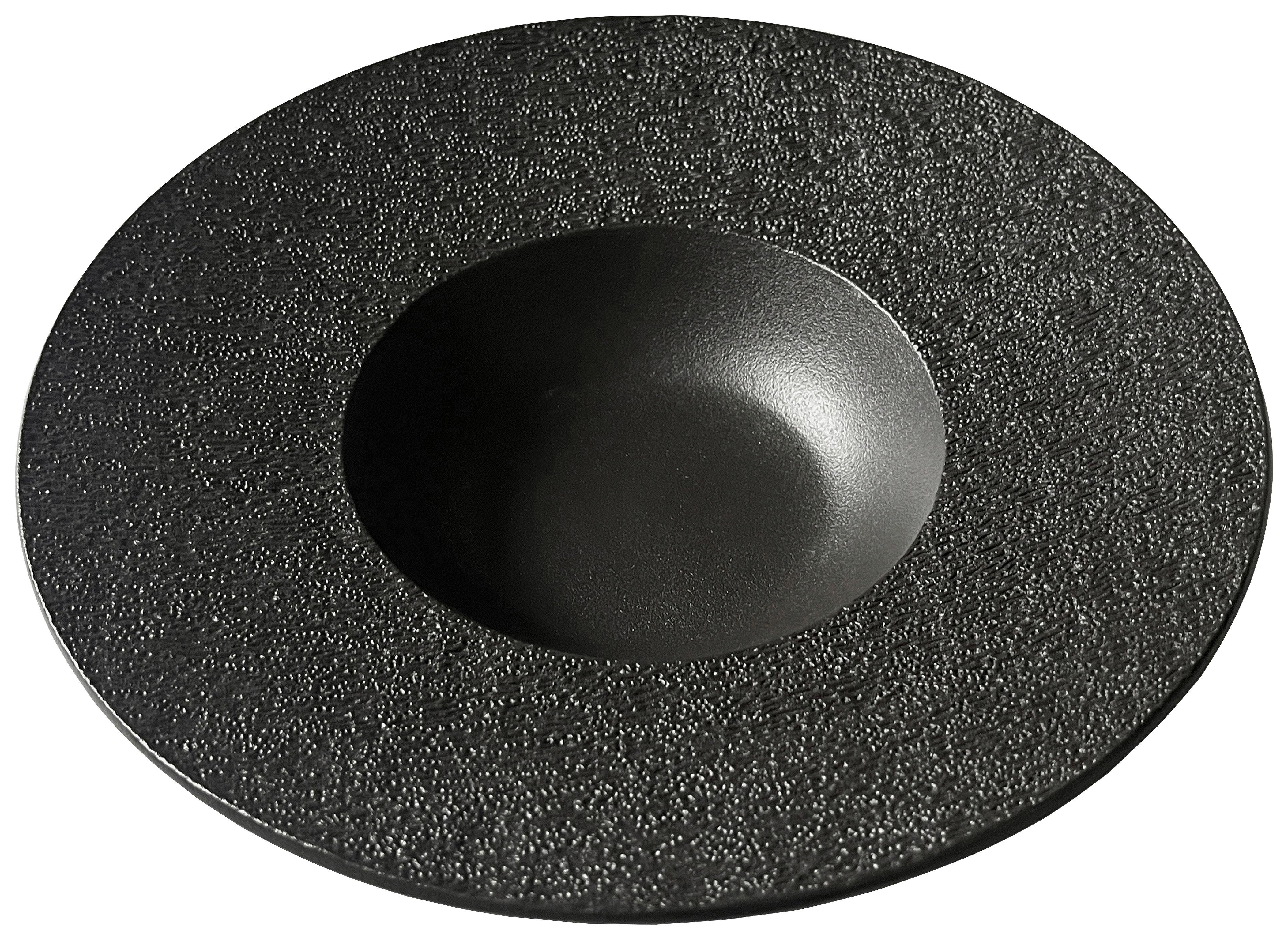 Talíř na těstoviny HARUKI - GOURMET - černá, Moderní, keramika (28,9/6,2cm) - Mömax