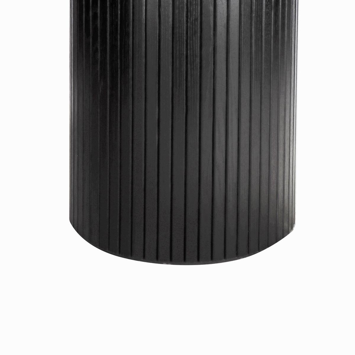 Esstisch Schwarz, B: 120cm - Schwarz, Design, Holzwerkstoff/Metall (120/120/75cm) - Livetastic