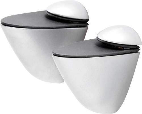 NÁSTENNÝ DRŽIAK X-TRA 2 - hliníková, Basics, kov/plast (7,6/5,5cm) - Homezone
