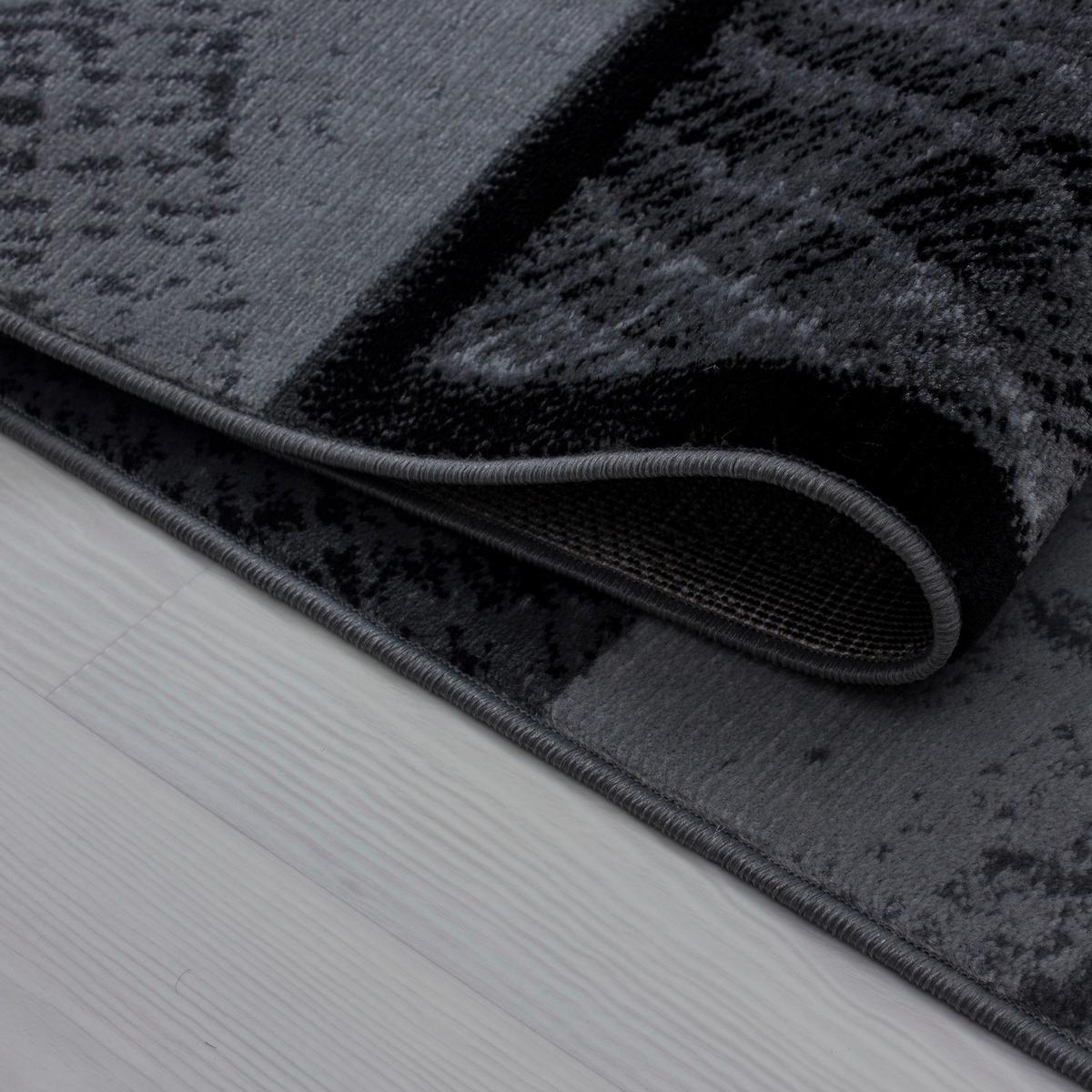 Webteppich Schwarz Naturfaser Plus 200x290 cm - Schwarz, Design, Textil (200/290cm)