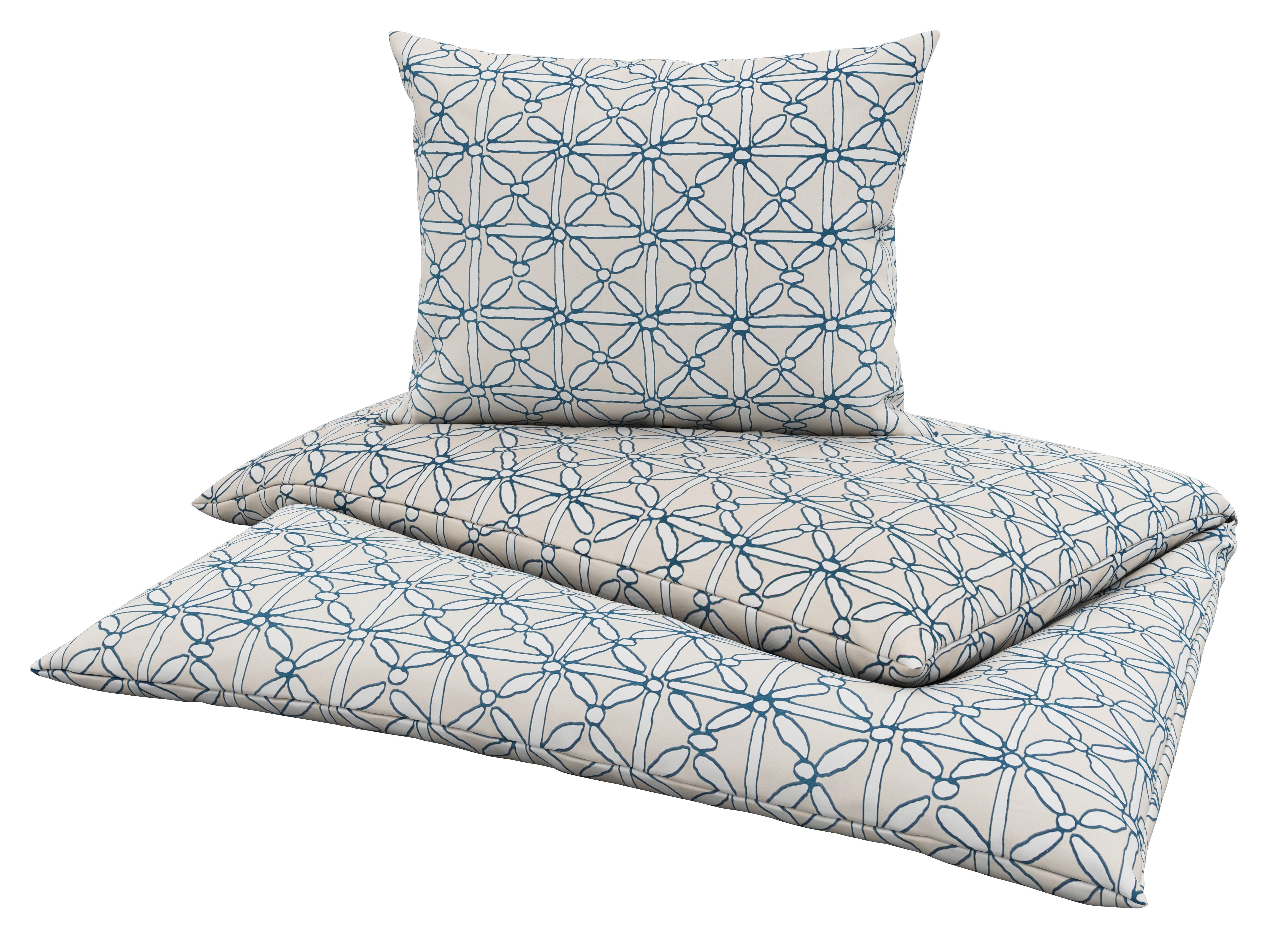 Ágyneműhuzat-garnitúra Visby - olajkék, Modern, textil - Luca Bessoni