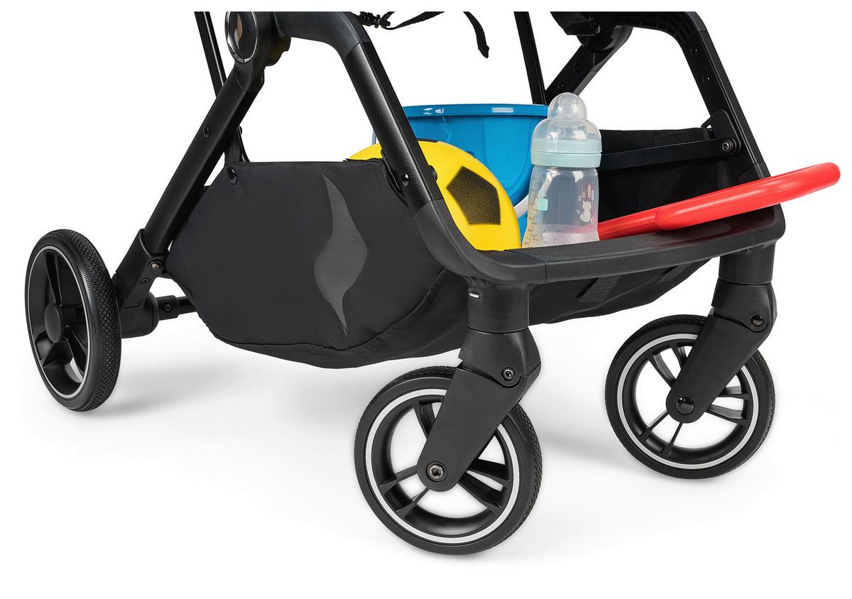 Buggy Boogy 2 Stone Grau, B/H/T: 51x105x84,5 - Dunkelgrau/Schwarz, Basics, Textil/Metall (51/105/84,5cm) - Osann
