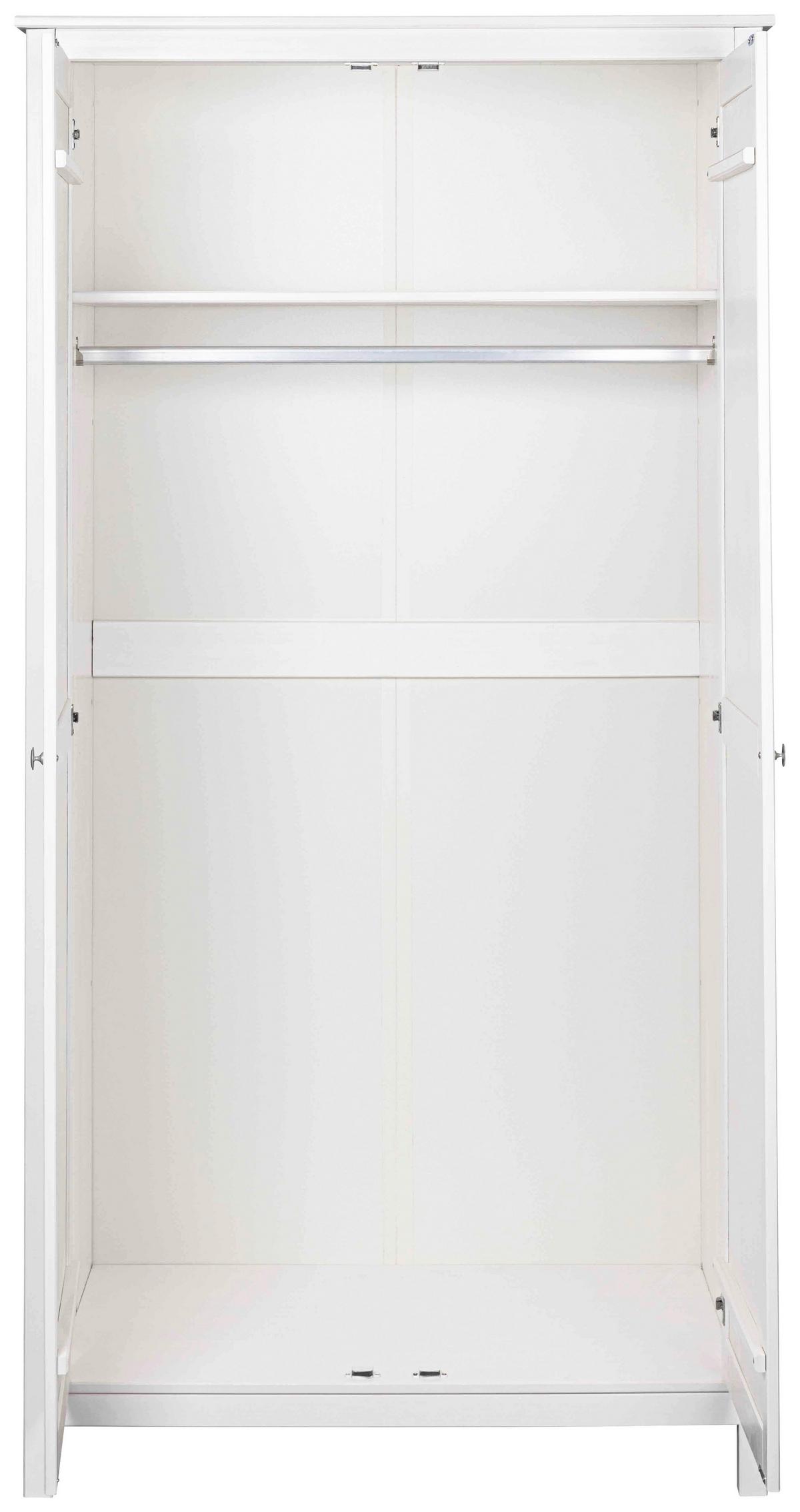 Einzelzimmer Vilmar Chilly Weiß 2-teilig - Weiß, MODERN, Holz - MID.YOU