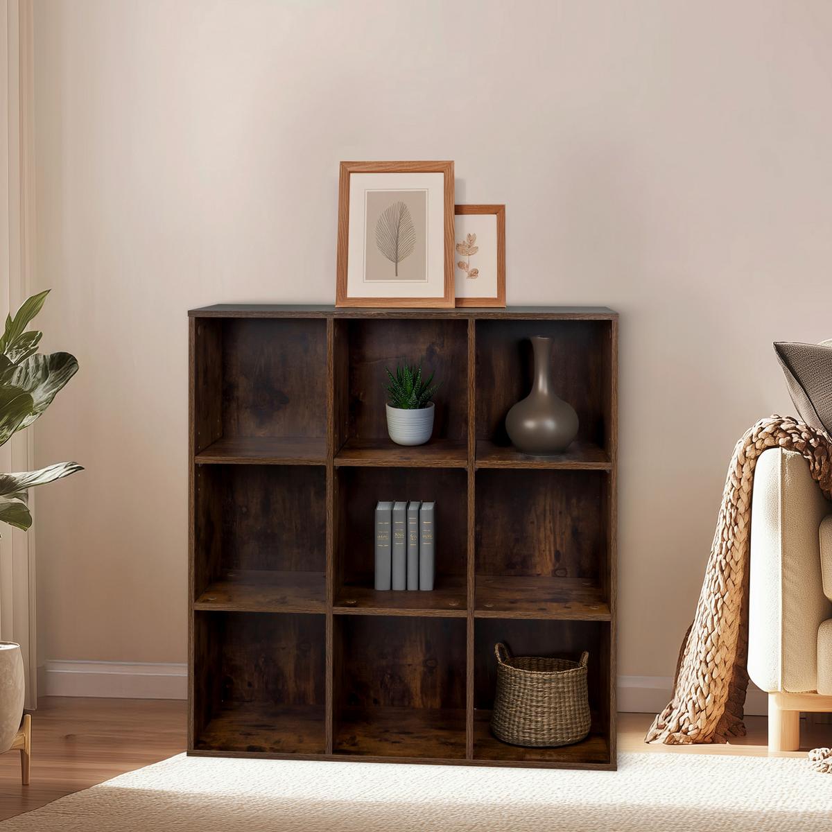 Regal Bjorke Eichefarben B: 97,5 cm - Eichefarben, MODERN, Holz (97,5/100/30cm) - MID.YOU