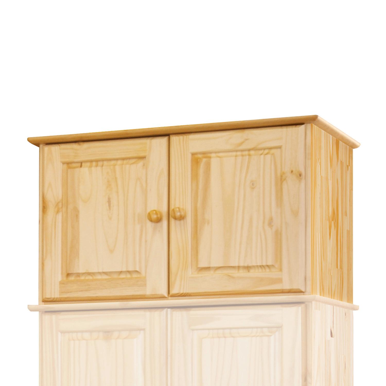 AUFSATZSCHRANK Naturfarben B: 82cm - Naturfarben, Natur, Holz (82/52/52cm) - Livetastic