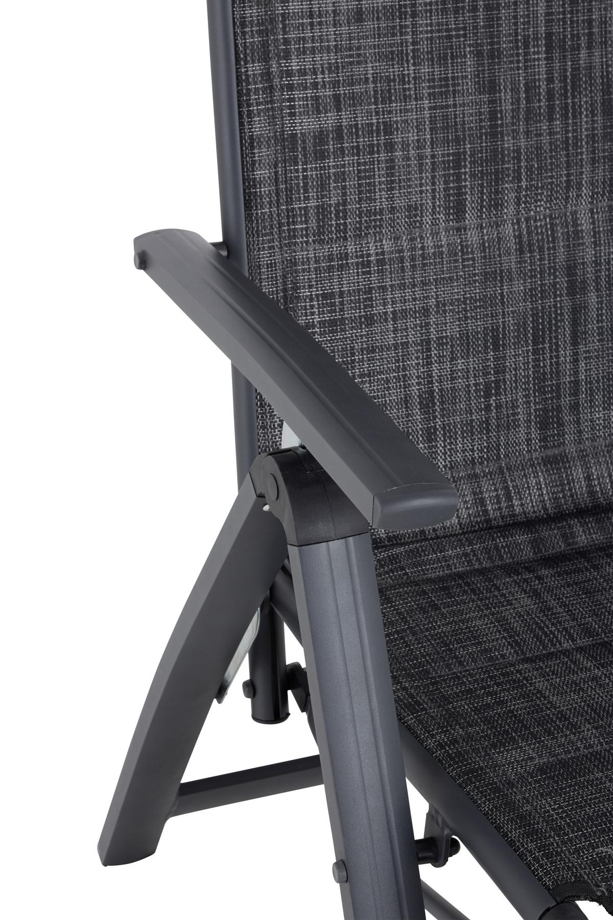 Kerti Fotel Verena - Design, textil/fém (57/113/68cm) - Luca Bessoni