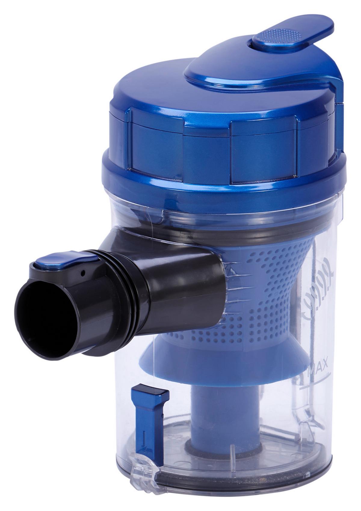 Akku-Handstaubsauger Reno 0,8 l mit 2-in-1-Funktion - Blau/Schwarz, LIFESTYLE, Kunststoff/Metall (120/27/20cm) - Bono