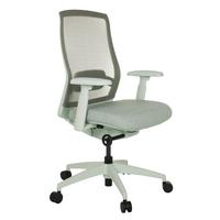 Drehstuhl Colore Grau B: 65 cm - Grau, MODERN, Kunststoff/Textil (65/95 - 103/70cm) - MID.YOU