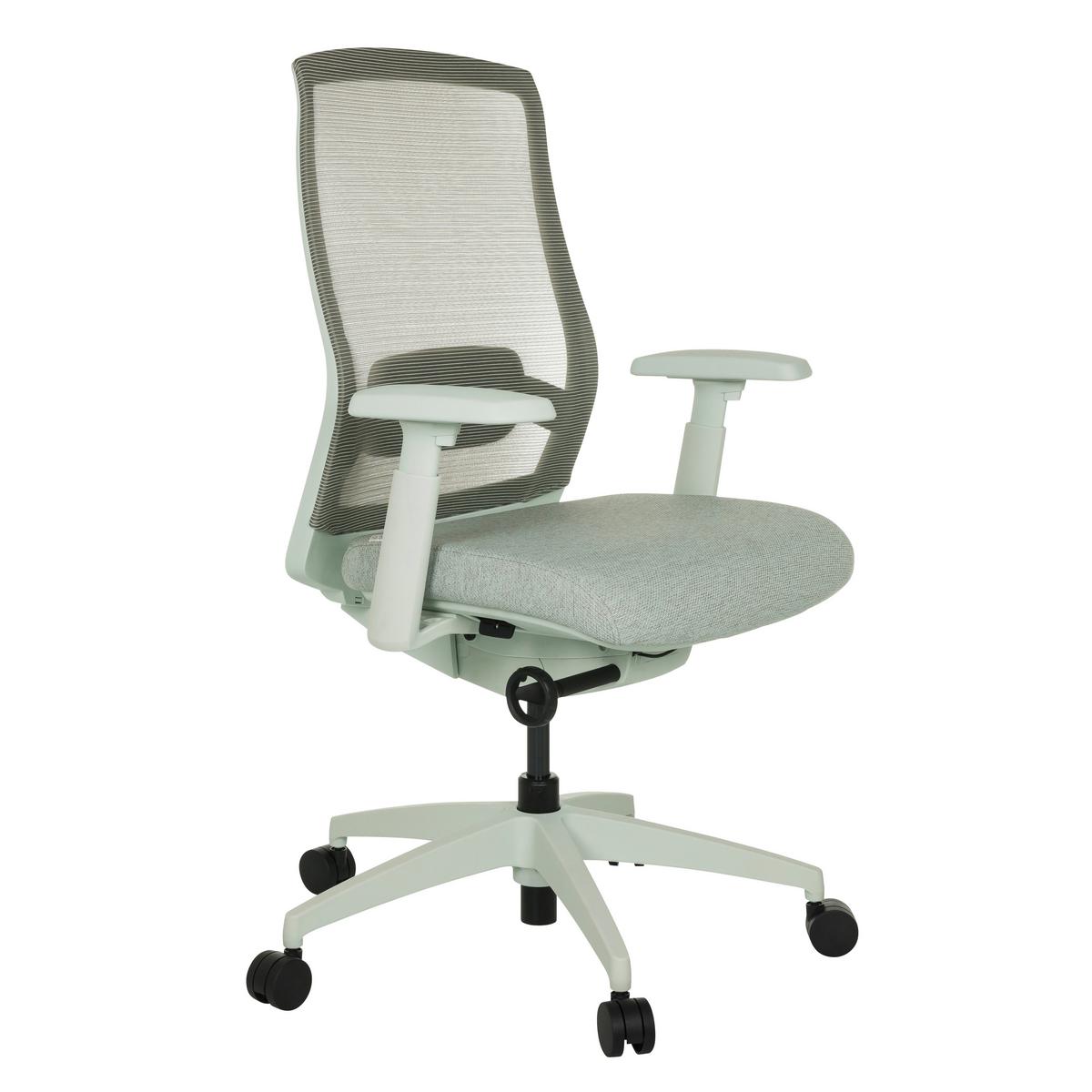 Drehstuhl Colore Grau B: 65 cm - Grau, MODERN, Kunststoff/Textil (65/95 - 103/70cm) - MID.YOU