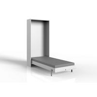 Vyklápacia posteľ JUIST vertikálna 90x200cm - biela, Modern, kompozitné drevo (102/213/43cm)