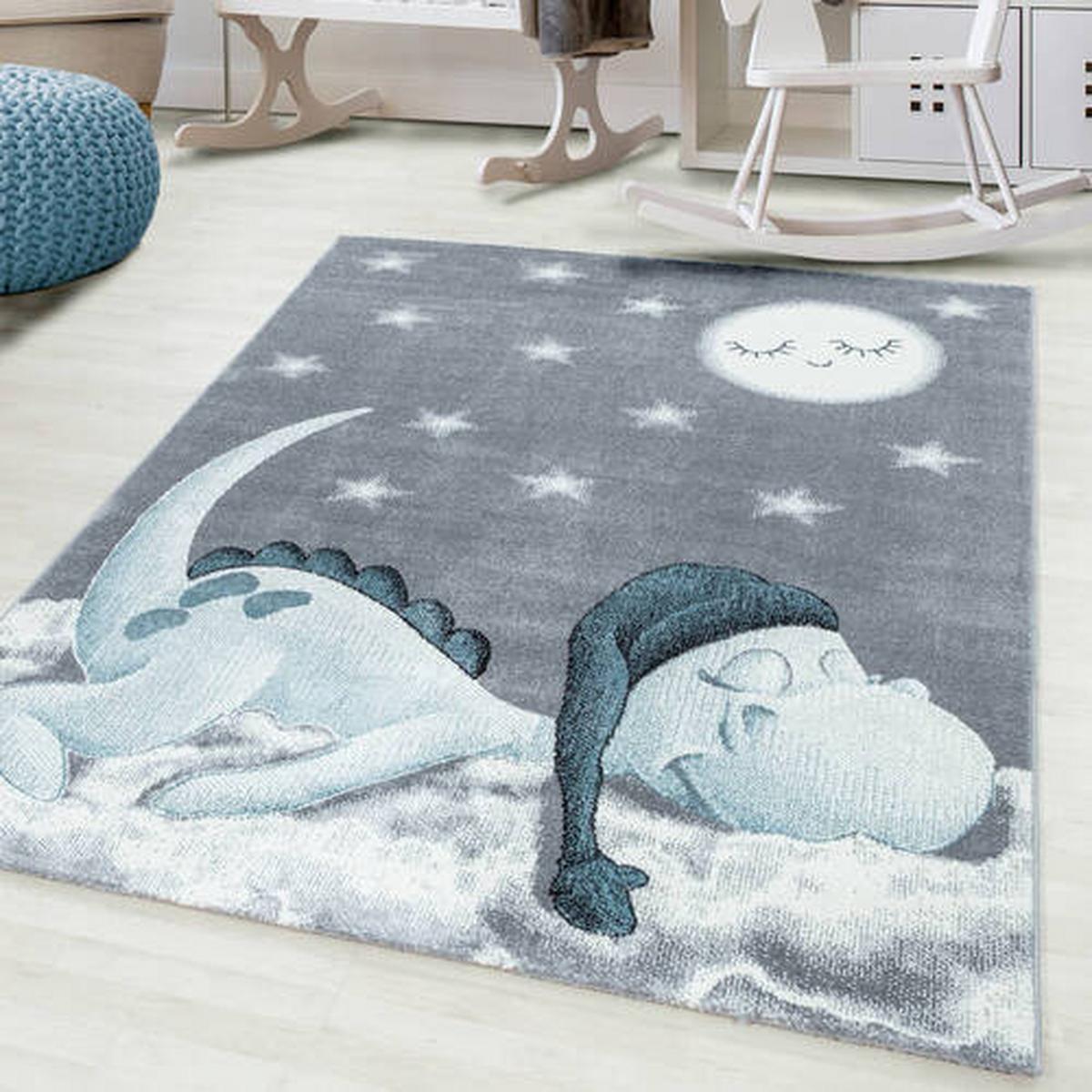 Kinderteppich Bambi - Blau, Trend, Textil (200/290cm) - Ben'n'jen
