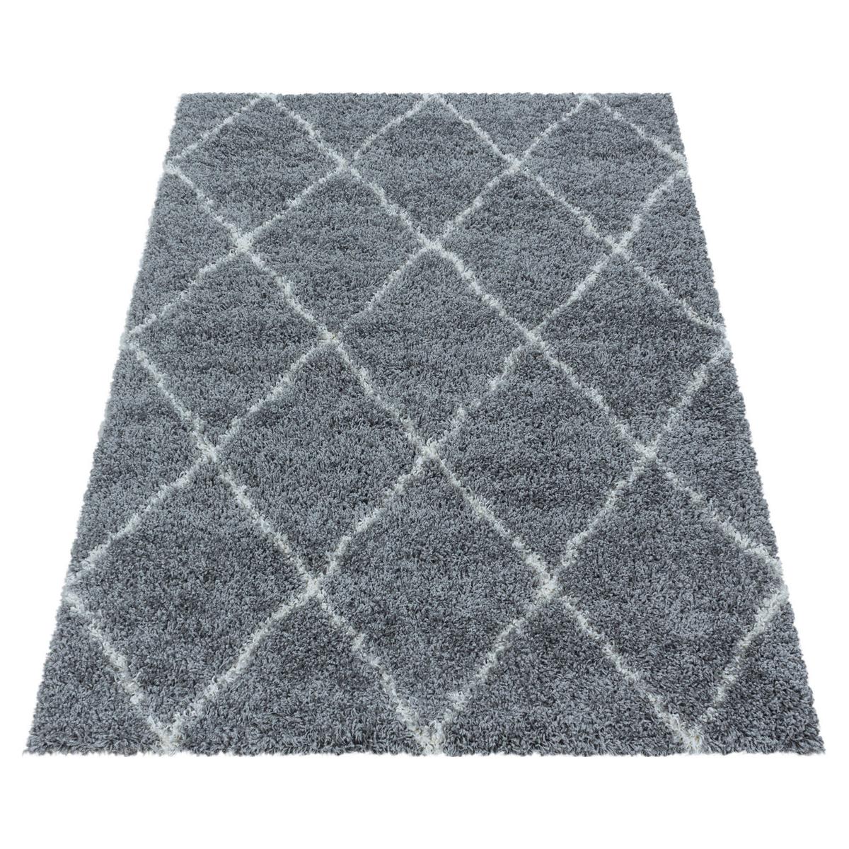 Teppich Läufer Grau Alvor 80x250 cm - Grau, Basics, Textil (80/250cm)
