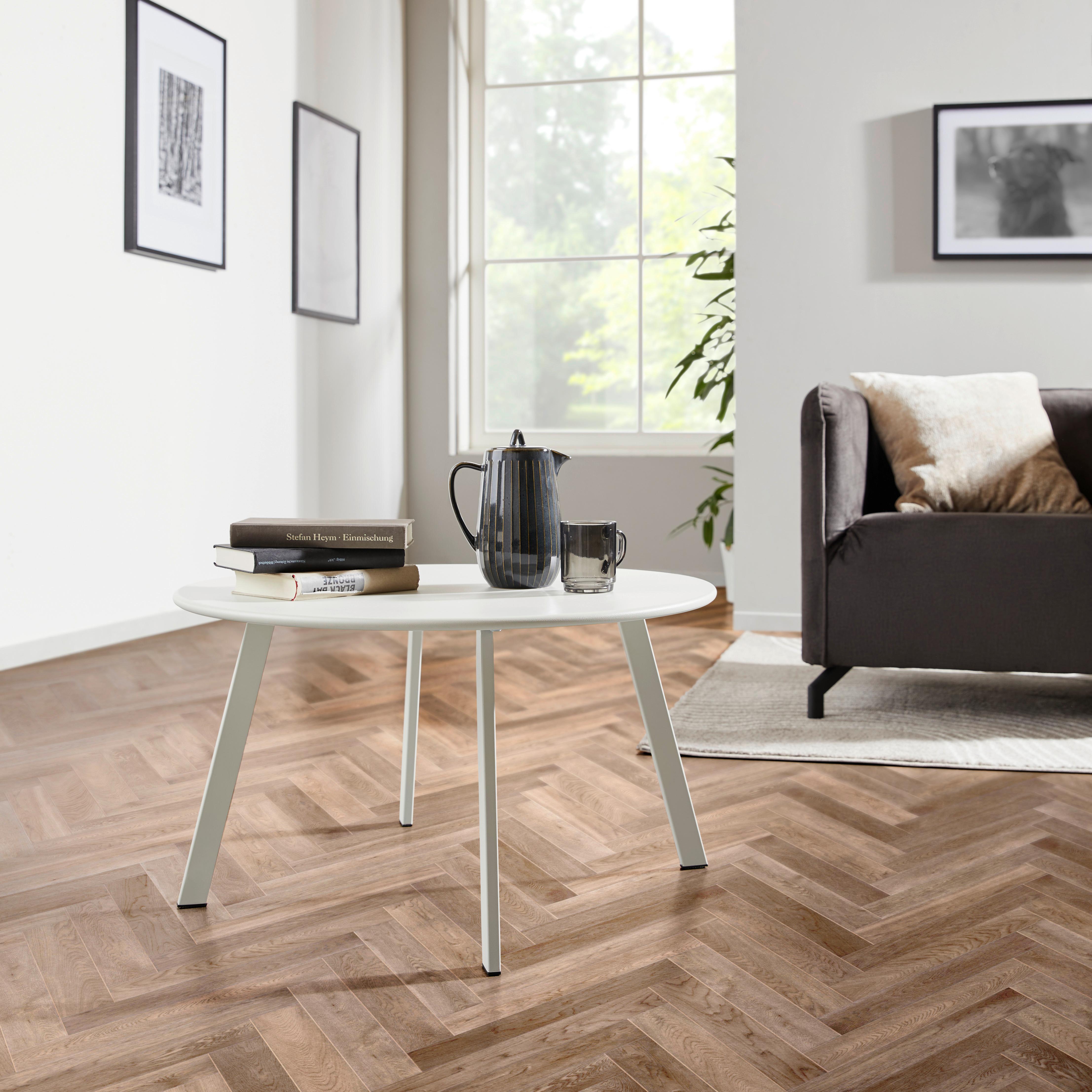 Couchtisch New York Weiß - Weiß, Design, Metall (70/40/70cm) - P & B