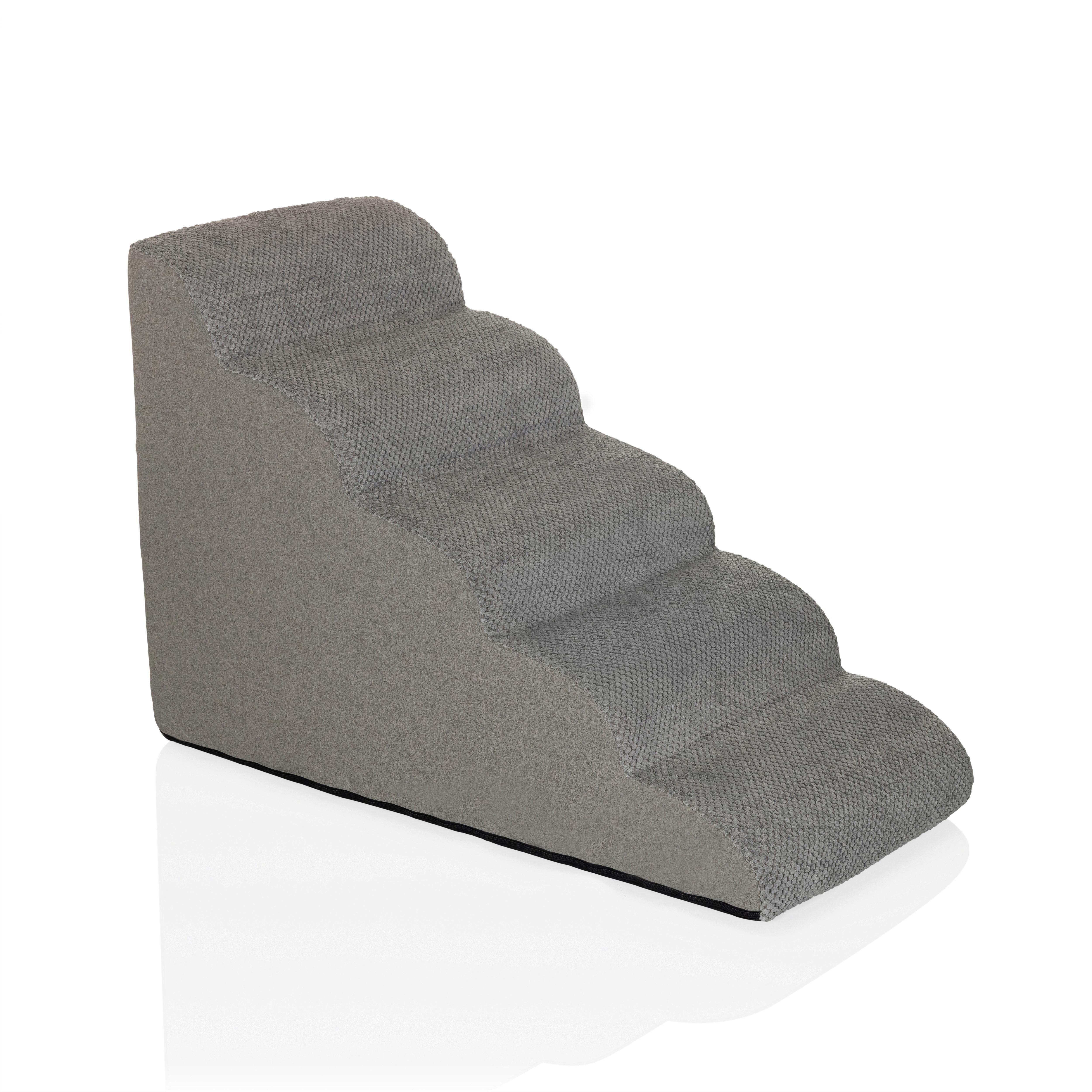 TIERHAUS Pawy Step Grau B: 40cm - Grau, MODERN, Textil (40/57/83cm) - MID.YOU