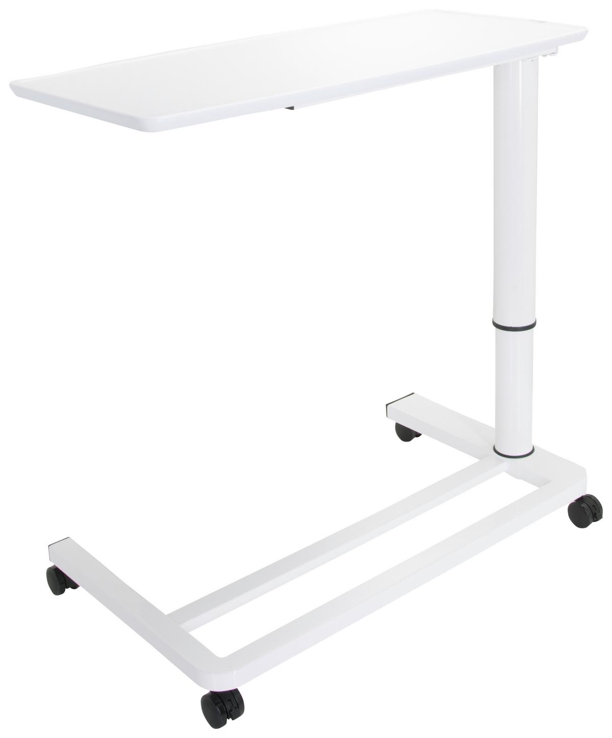 Beistelltisch Stand Ii Höhenverstellbar  Weiß - Weiß, Basics, Holzwerkstoff/Kunststoff (90/42/67cm) - MID.YOU