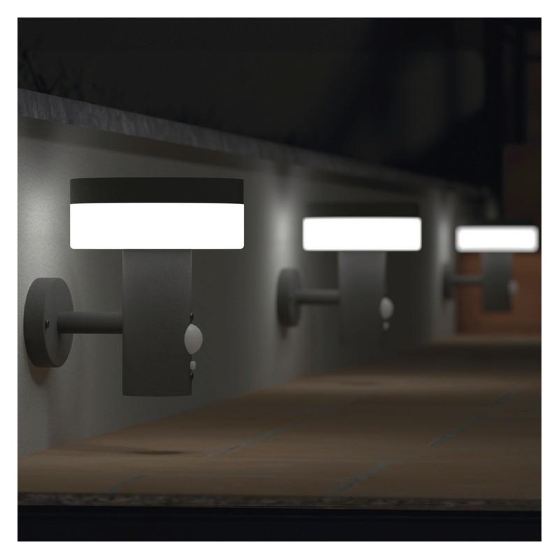 VONKAJŠIE LED SVIETIDLO TERION - antracitová, Modern, kov/plast