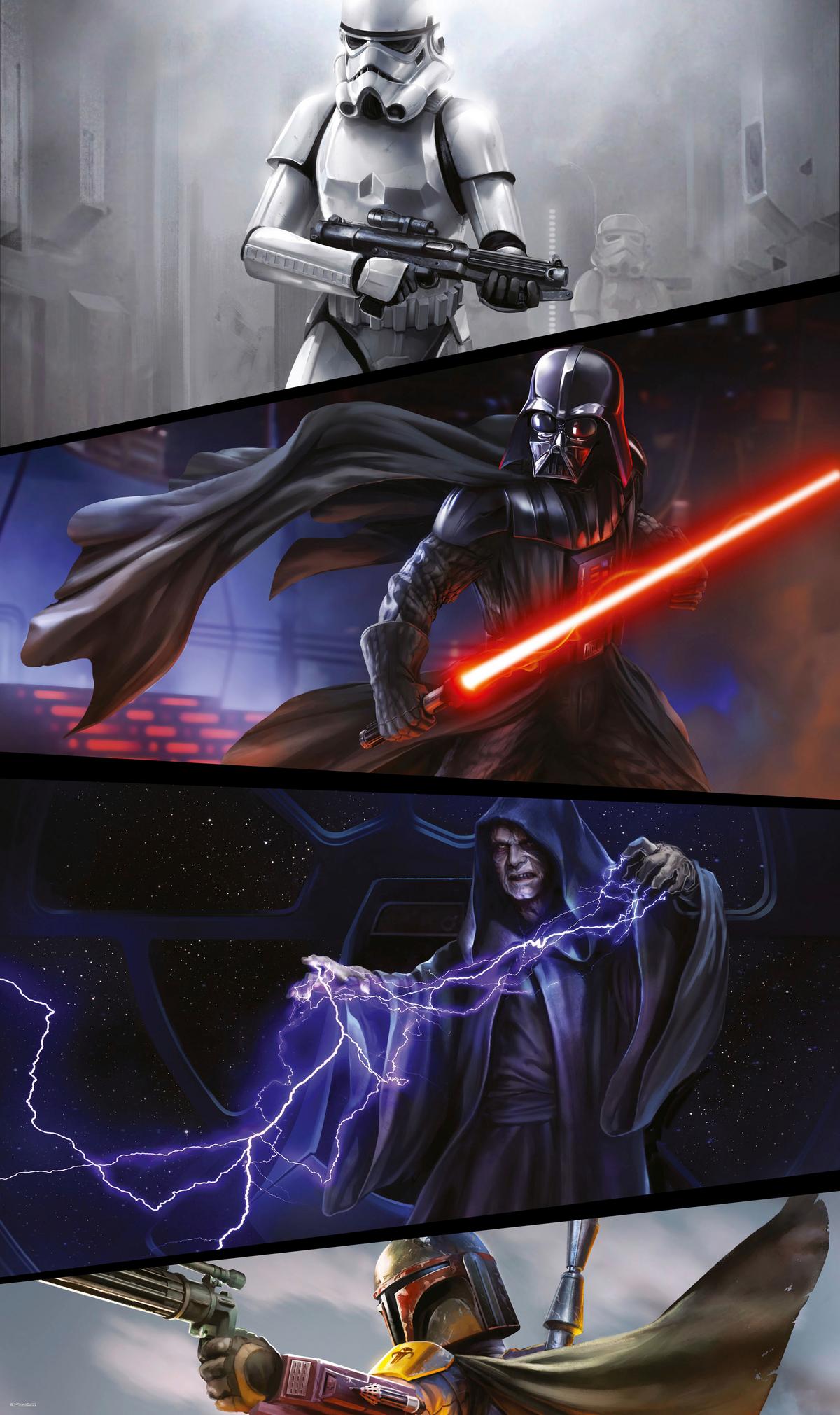 Vliestapete Star Wars Moments Imperials - Multicolor, Basics (120/200cm) - Komar