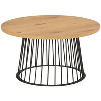 Couchtisch Harmony - Schwarz/Naturfarben, MODERN, Holz/Holzwerkstoff (80/42/80cm)