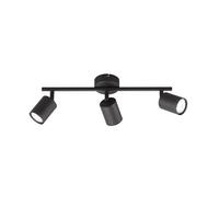 Led-deckenleuchte Vano L: 30 Cm, Drehbar, 3-Flammig - Schwarz, Basics, Metall (42/8/12cm) - Fischer & Honsel