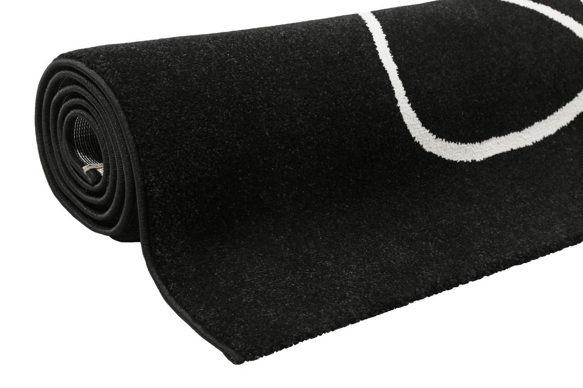 Webteppich Artist Schwarz/Weiß 200x290 cm - Schwarz, Design, Textil (200/290cm) - Esprit