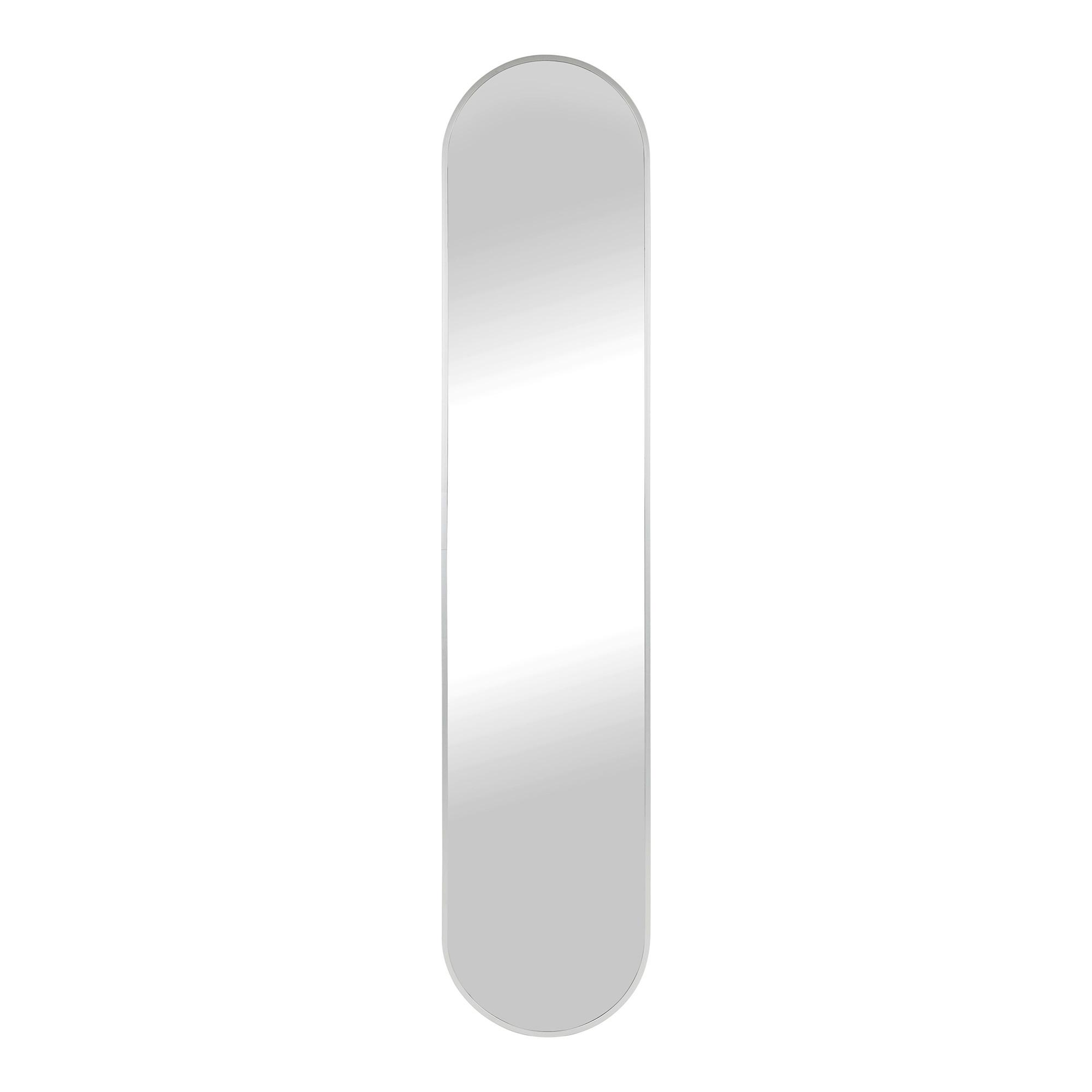 WANDSPIEGEL HenneTVed, Silver B: 35 cm - Transparent/Silberfarben, Design, Glas/Metall (35/170/3cm) - MID.YOU