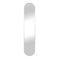 WANDSPIEGEL HenneTVed, Silver B: 35 cm - Transparent/Silberfarben, Design, Glas/Metall (35/170/3cm) - MID.YOU