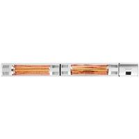 Decken-Terrassenstrahler 1500/3000 W Comfort Infrarot - Alufarben, MODERN, Metall (105,3/10/12,9cm) - Silva Schneider