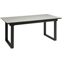 ESSTISCH GARY AZ - Schwarz/Grau, KONVENTIONELL, Holzwerkstoff/Metall (180-260/90/76cm) - MID.YOU